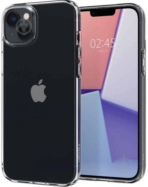Чехол Spigen Liquid Crystal для Apple iPhone 14 crystal clear (ACS05033) - фото 1