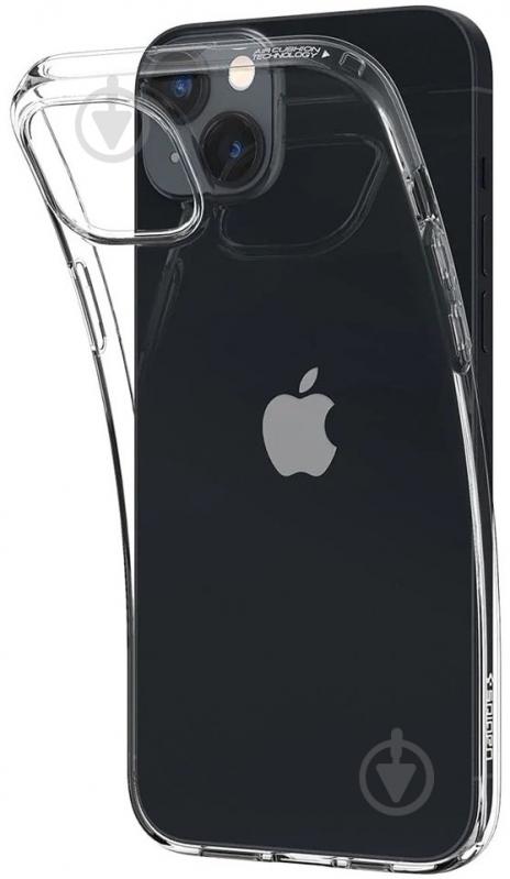 Чехол Spigen Liquid Crystal для Apple iPhone 14 crystal clear (ACS05033) - фото 4