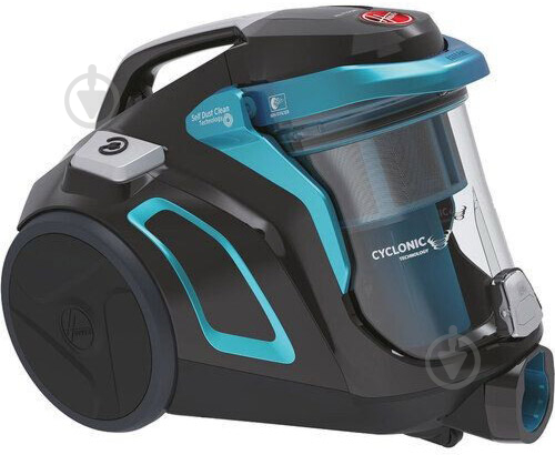 Пилосос Hoover HP710PAR 011 black/turquoise - фото 3