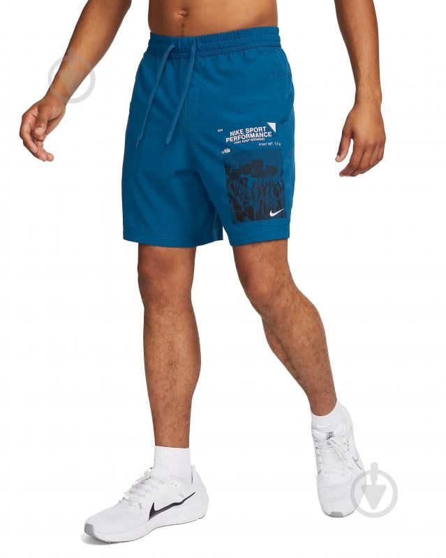 Шорти Nike M NK DF FORM 7UL SHORT GX FN3283-476 р. M синій - фото 1