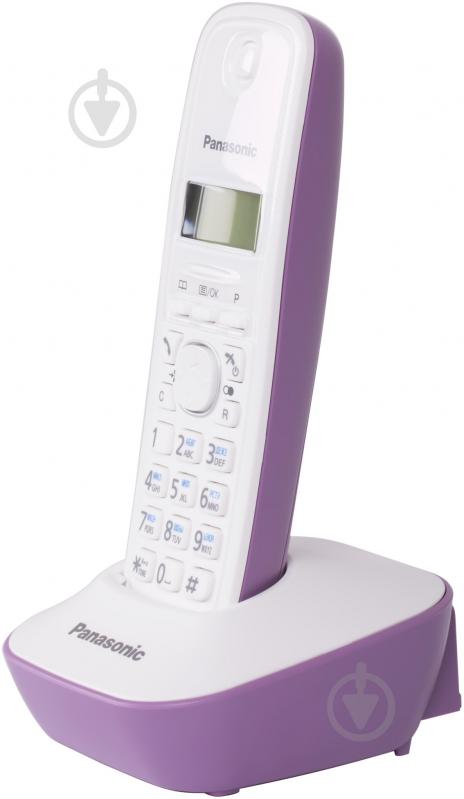 Телефон Panasonic KX-TG1611UAF White Purple - фото 1