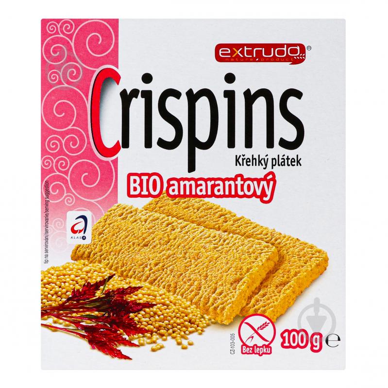 Хлебцы Crispins органические с амарантом 100 г - фото 1