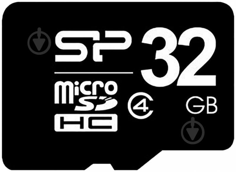 Карта пам'яті Silicon Power microSDHC 32GB card Class 4 + adapter (SP032GBSTH004V10SP) - фото 2