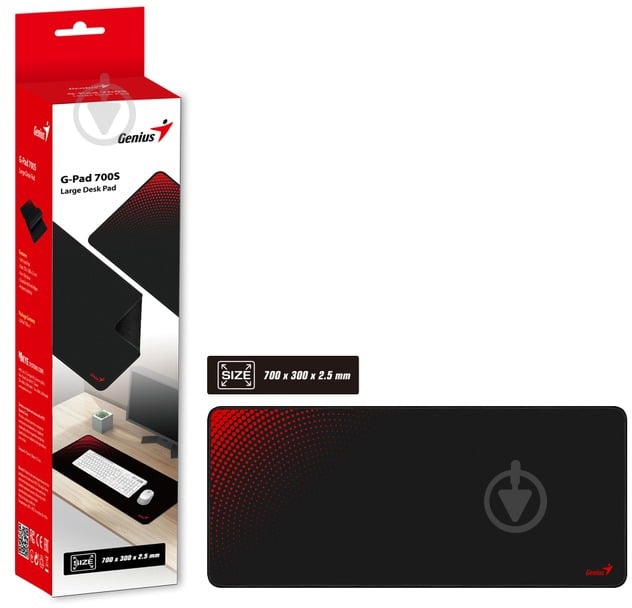 Килимок для миші Genius G-Pad 700S (31250021400) - фото 2 Килимок для миші Genius G-Pad 700S (31250021400) - фото 2