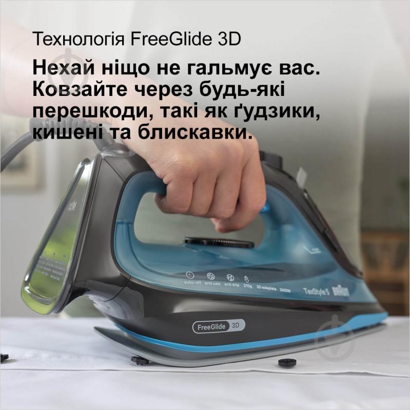 ВИТРИНА! Утюг Braun SI5256BL TexStyle 5 - фото 5 ВИТРИНА! Утюг Braun SI5256BL TexStyle 5 - фото 5