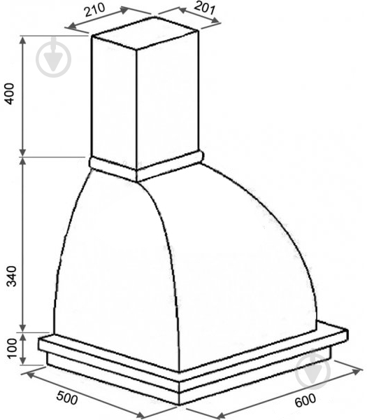 Витяжка Zirtal ISABELLA 60 - фото 7