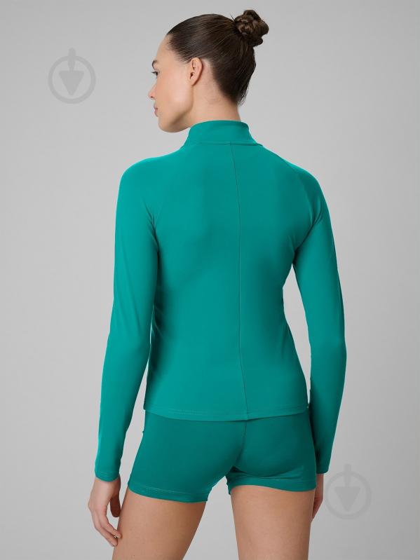 Спортивная кофта 4F FNK 4FWSS26TFSWF0850-46S р.S зеленый - фото 2