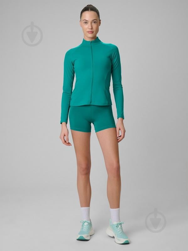 Спортивная кофта 4F FNK 4FWSS26TFSWF0850-46S р.S зеленый - фото 5