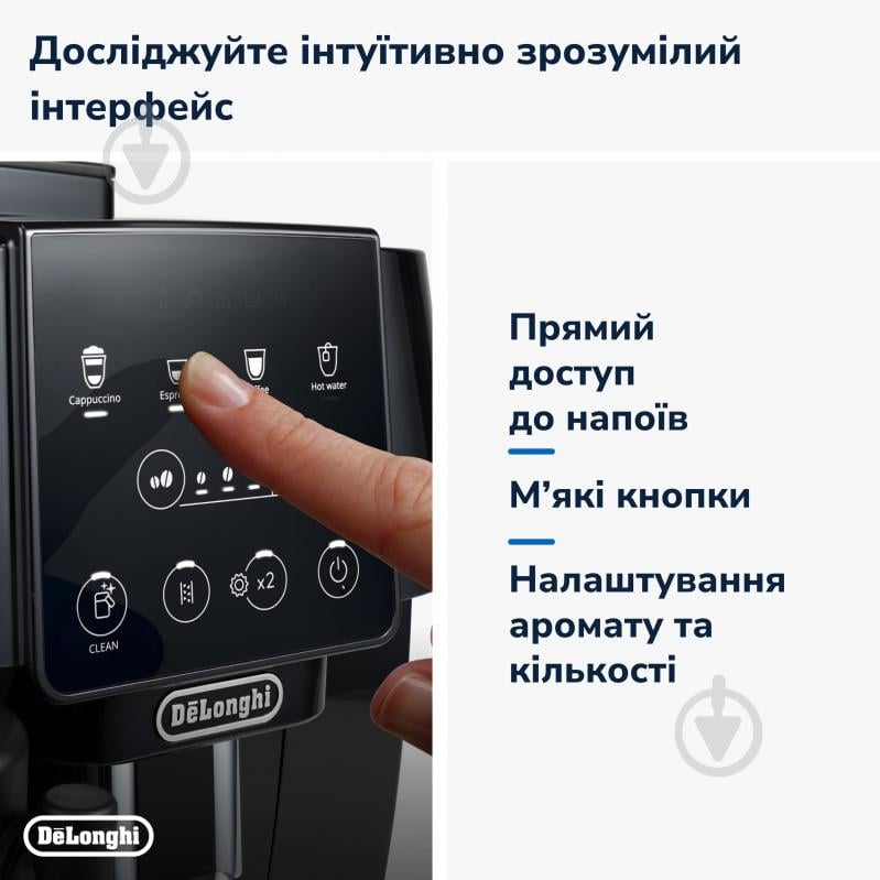 ВИТРИНА! Кофемашина Delonghi Magnifica ECAM220.60.B Magnifica Start - фото 4 ВИТРИНА! Кофемашина Delonghi Magnifica ECAM220.60.B Magnifica Start - фото 4