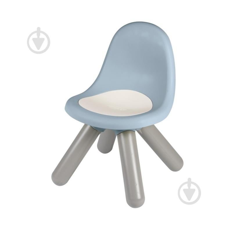 Стул детский Smoby Life 33х33х50 см 7600880121 серо-голубой - фото 1 Стул детский Smoby Life 33х33х50 см 7600880121 серо-голубой - фото 1