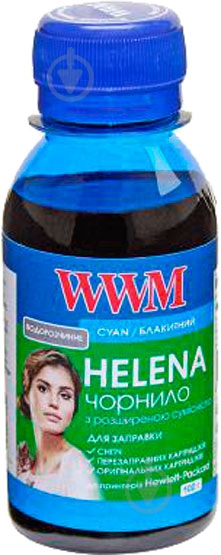 Чорнило WWM HP UNIVERSAL HELENA (HU/C-2) cyan - фото 1