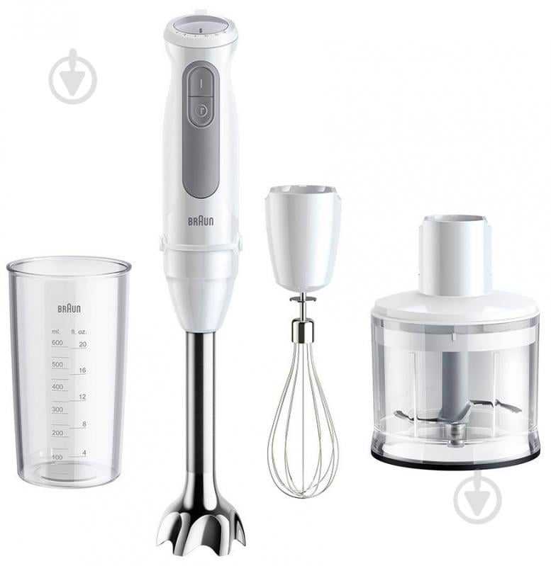 ВІТРИНА! Блендер ручний Braun MQ50236MWH MultiQuick 5 - фото 1 ВІТРИНА! Блендер ручний Braun MQ50236MWH MultiQuick 5 - фото 1