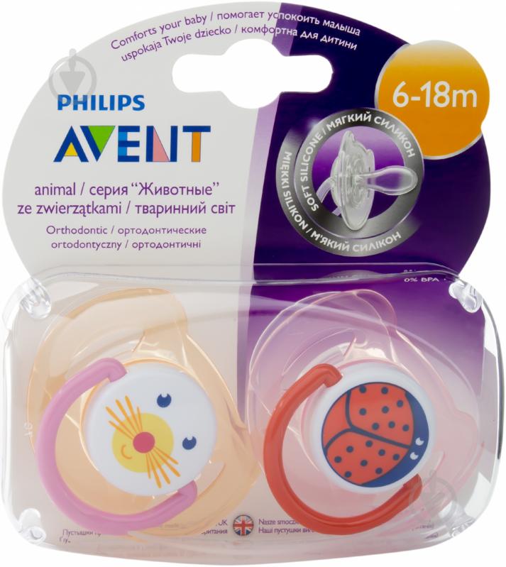 Набір пустушок Philips Avent Кролик Трумен та його друзі 2 шт SCF182/24 в асортименті - фото 1 Набір пустушок Philips Avent Кролик Трумен та його друзі 2 шт SCF182/24 в асортименті - фото 1