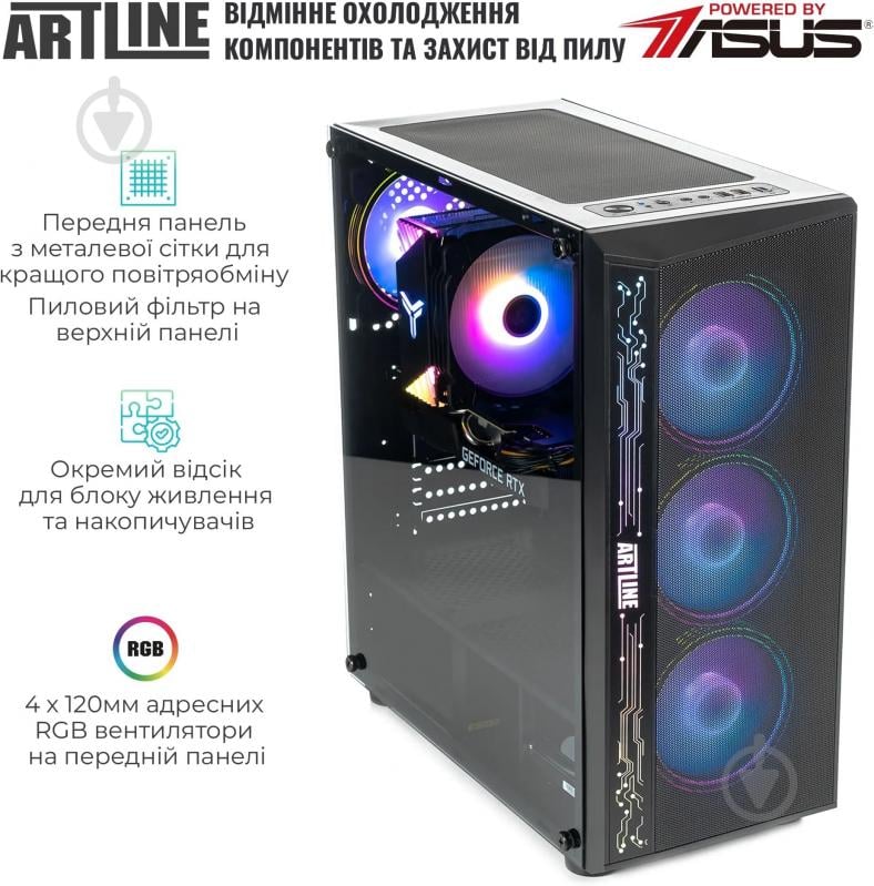 Компьютер Artline Gaming X49 (X49v62) black - фото 4