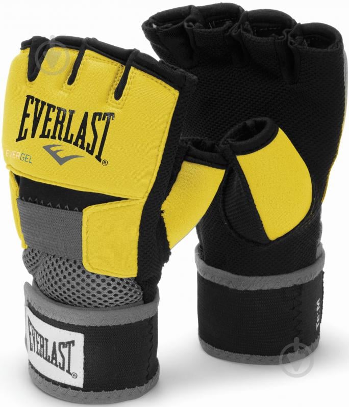 Рукавички для MMA Everlast Evergel_Handwrap_Gloves р. XL жовтий - фото 1