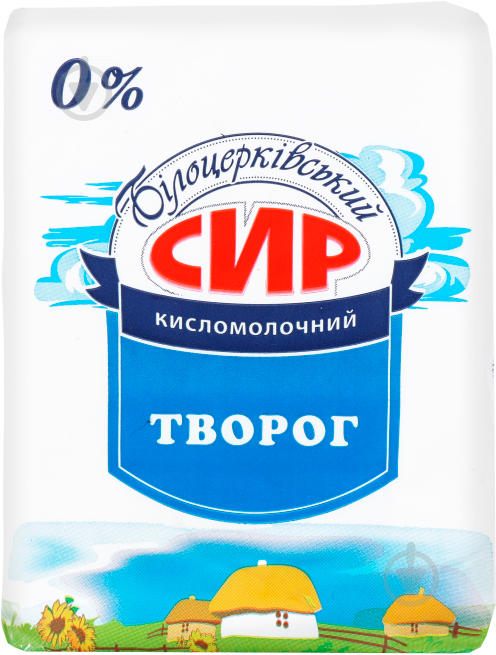 Сир Білоцерківське кисломолочний 0% 200 г - фото 1