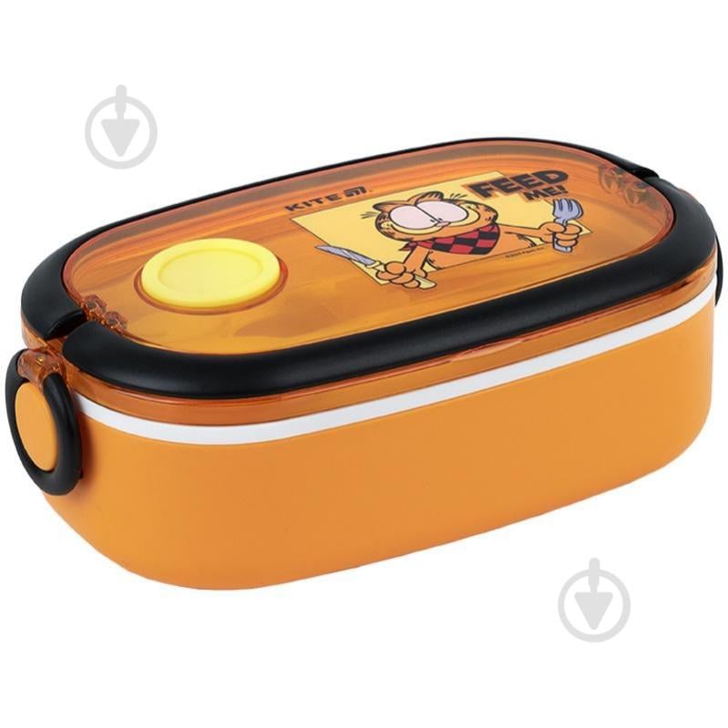 Ланч-бокс KITE Garfield 900 мл GF25-1180 оранжевый - фото 1