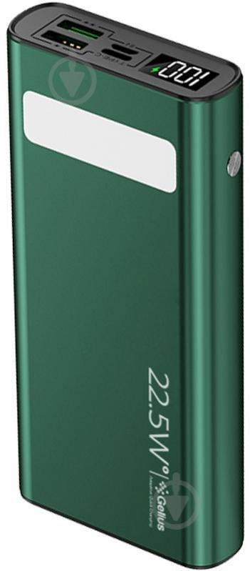 Повербанк Gelius Lightstone GP-PB300i 20000 mAh green (00000099033) - фото 1