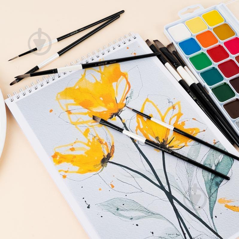 Набір пензлів синтетика 8 шт. Creative K-331 KITE - фото 5