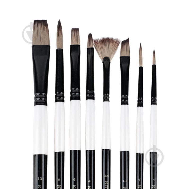 Набір пензлів синтетика 8 шт. Creative K-331 KITE - фото 3