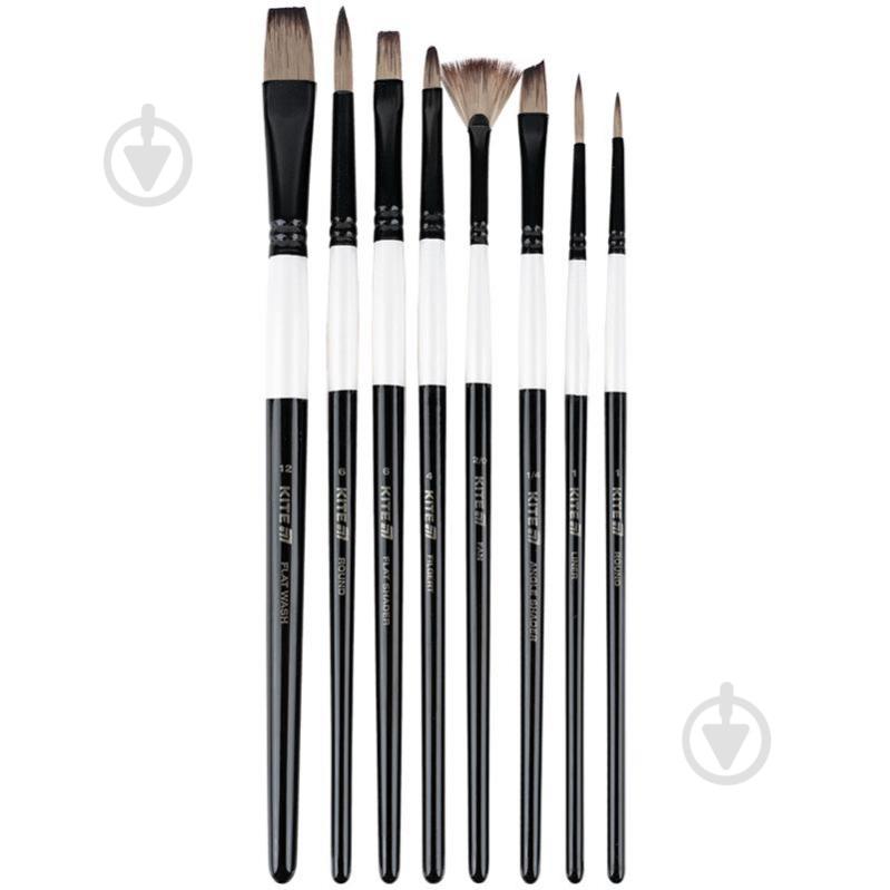 Набір пензлів синтетика 8 шт. Creative K-331 KITE - фото 2