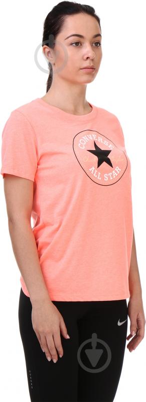 Футболка Converse CORE SOLID CHUCK PATCH CREW 10001124-830 р.M персиковый - фото 3