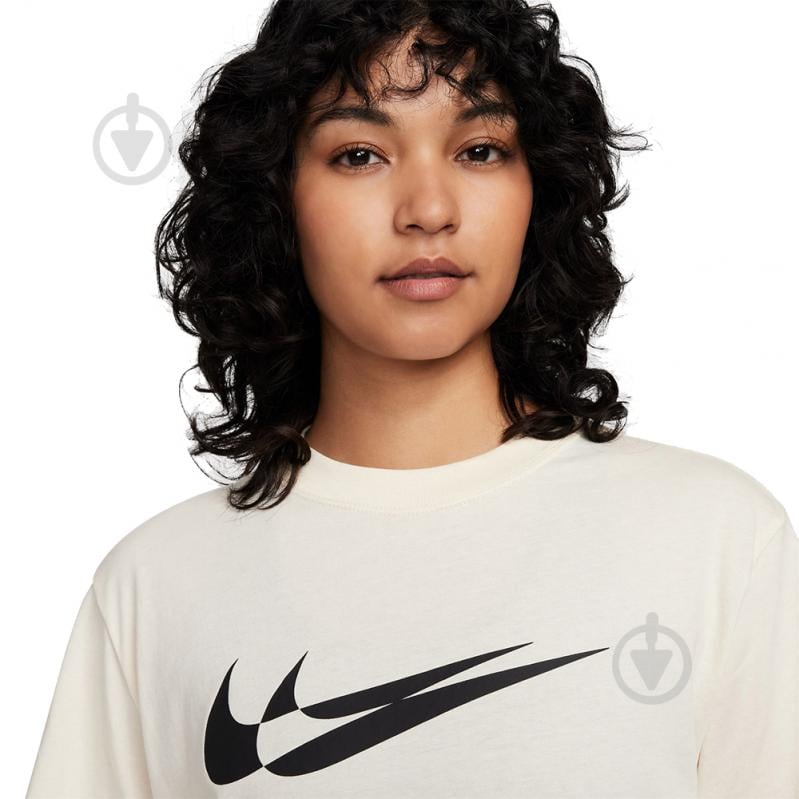 Футболка Nike W NSW TEE BF GLS FZ4634-113 р.M бежевый - фото 3