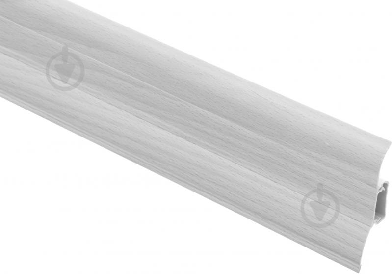 ᐉ Плінтус ПВХ King Floor ясен сірий 23x62x2500 мм • Краща ціна в Києві