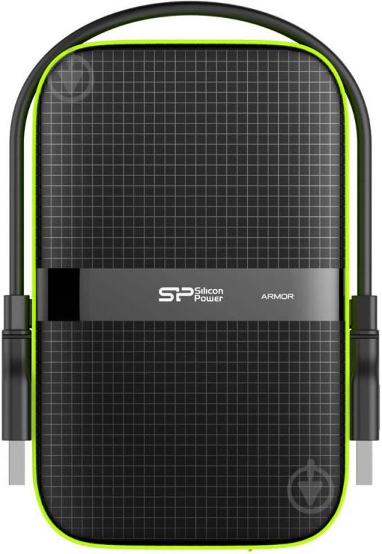 Внешний жесткий диск Silicon Power Armor A60 1 ТБ 2,5" USB 3.0 (SP010TBPHDA60S3K) - фото 1