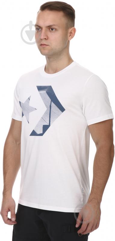 Футболка Converse Stash Logo Tee 10003933-102 р.M белый - фото 2