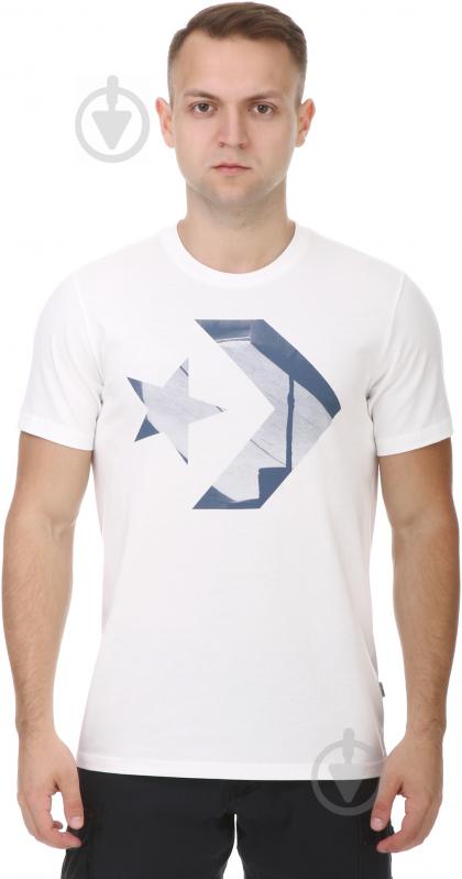 Футболка Converse Stash Logo Tee 10003933-102 р.M белый - фото 1