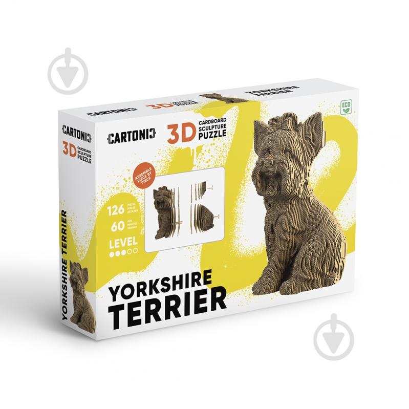 Конструктор картонный Cartonic 3D Puzzle YORKSHIRE TERRIER CARTYORK - фото 2