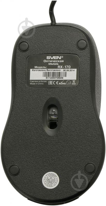Мышь Sven RX-170 USB black - фото 5