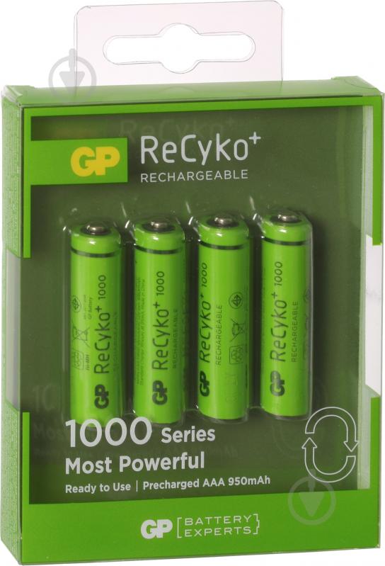 Аккумулятор GP 100АААНСE-2GBE4 AAA (мизинчиковые) 4 шт. - фото 1