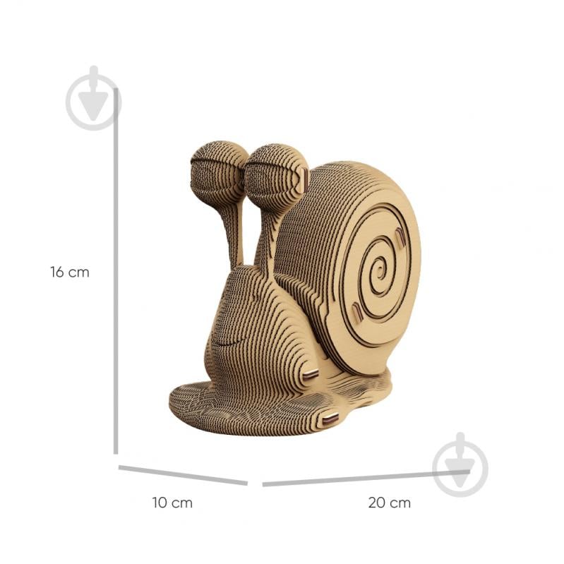 Конструктор картонный Cartonic 3D Puzzle SNAIL CARTSNAIL - фото 6