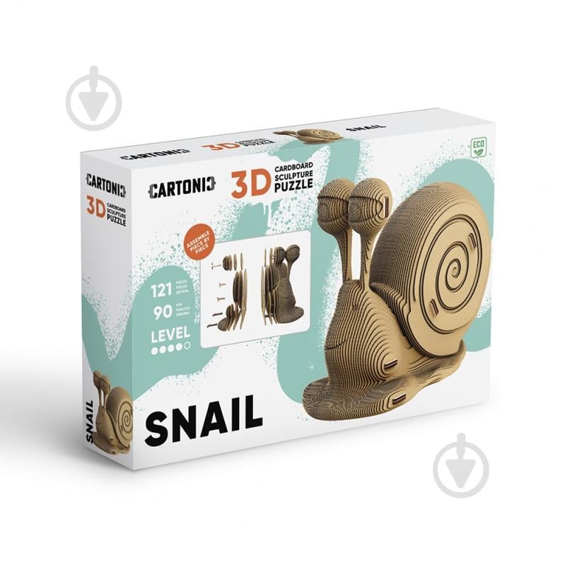 Конструктор картонный Cartonic 3D Puzzle SNAIL CARTSNAIL - фото 2