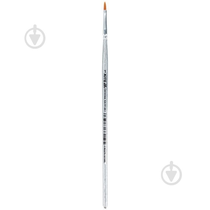 Кисть плоская синтетика №1 K25-321-SN-1 KITE - фото 1