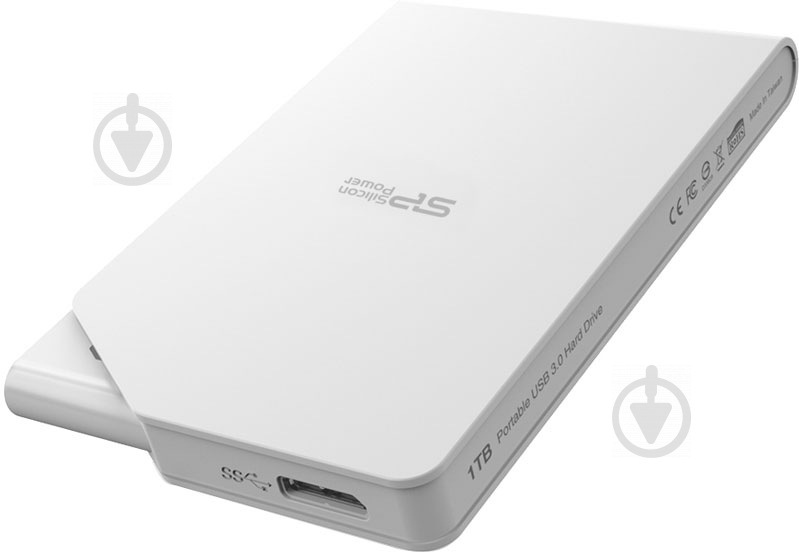 Внешний жесткий диск Silicon Power Stream S03 1 ТБ 2,5" USB 3.0 (SP010TBPHDS03S3W) - фото 2