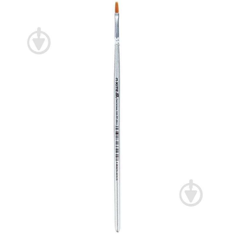 Кисть плоская синтетика №3 K25-321-SN-3 KITE - фото 1