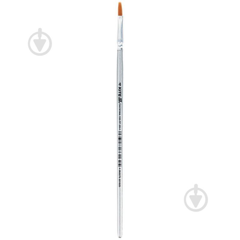 Кисть плоская синтетика №4 K25-321-SN-4 KITE - фото 1