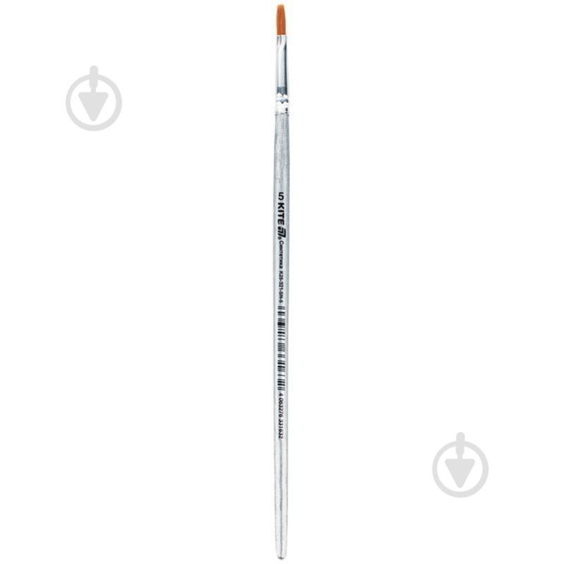 Пензель плаский синтетика №5 K25-321-SN-5 KITE - фото 1 Пензель плаский синтетика №5 K25-321-SN-5 KITE - фото 1