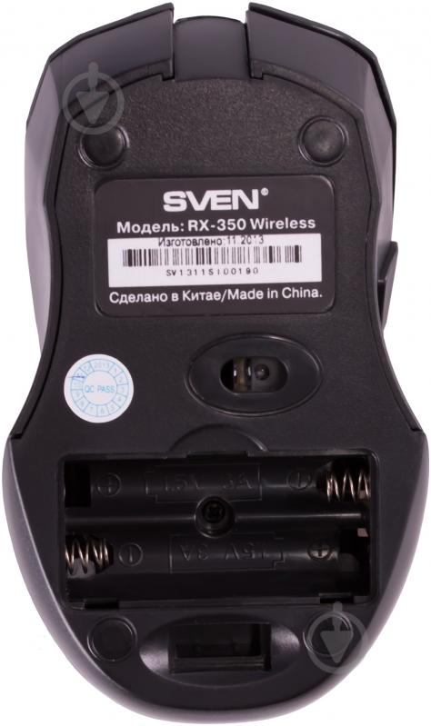 Мышь Sven RX-350 Wireless black/grey - фото 4 Мышь Sven RX-350 Wireless black/grey - фото 4