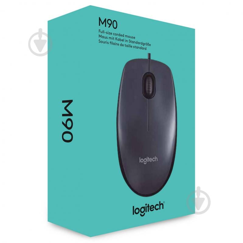 Мышь Logitech M90 grey (910-001794) - фото 6