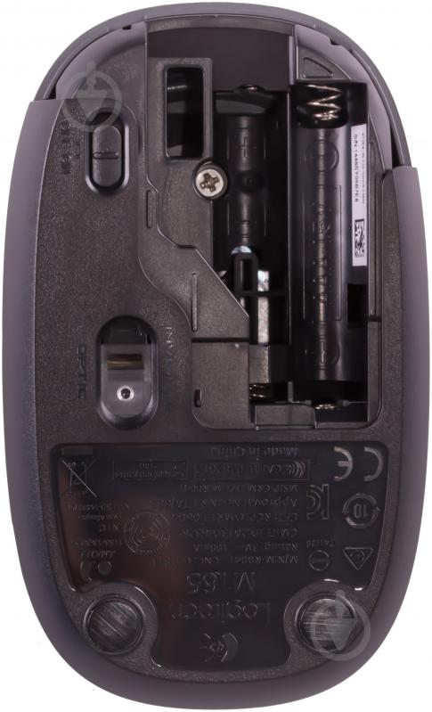 Мышь Logitech Wireless Mouse M165 (910-004110) black - фото 3