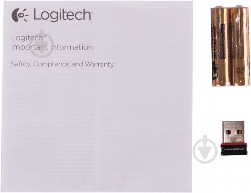 Мышь Logitech Wireless Mouse M165 (910-004110) black - фото 4