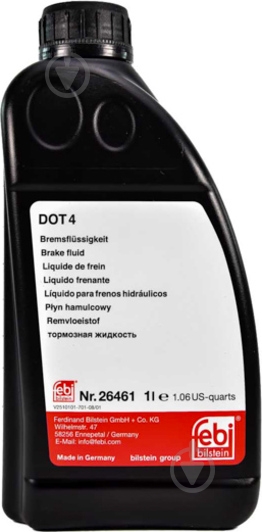 Тормозная жидкость FEBI BILSTEIN DOT-4 1 л (26461) - фото 1
