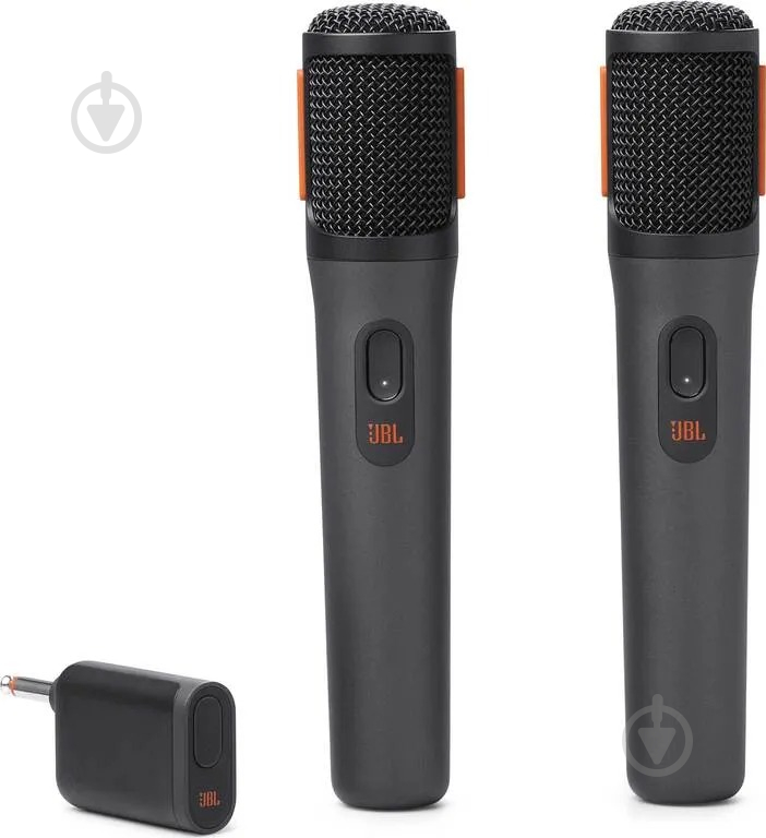 Комплект беспроводных микрофонов JBL PartyBox WIRELESS MIC (JBLPBWIRELESSMIC) - фото 1