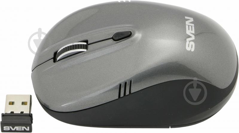 Мышь Sven RX-330 grey - фото 2