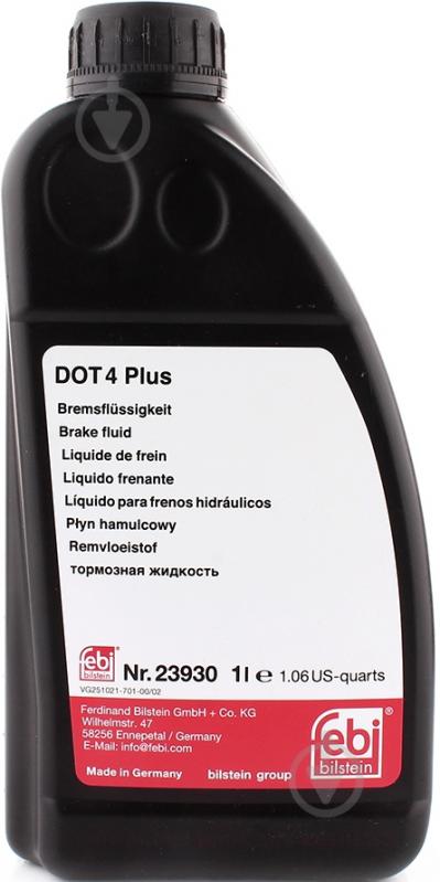 Тормозная жидкость FEBI BILSTEIN DOT-4+ 1 л (23930) - фото 1