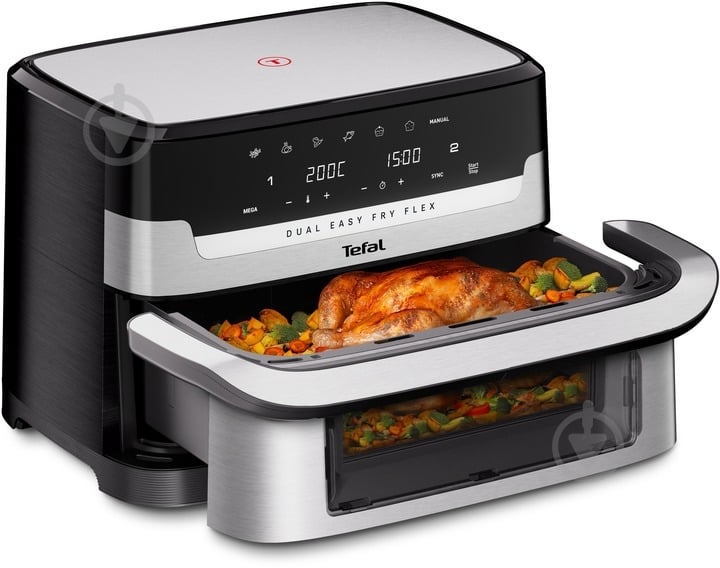 ВИТРИНА! Мультипечь Tefal Dual Easy Fry Flex EY922DE0 - фото 9